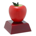 Apple, Full Color Resin Sculpture - 4"
